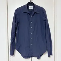 soloist ソロイスト シャツ 46 ネイビー 紺 nunber nine
