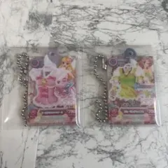 アイカツ 星宮いちご 北大路さくら プレミアムドレス キーホルダー チャーム