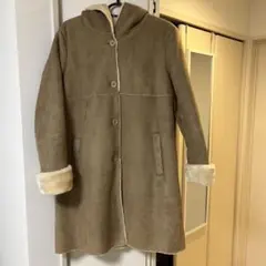 ベージュボアコート