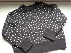 美品LORRY'S FARM ドット柄トレーナー 120-130