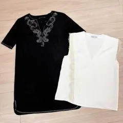 ZARA ザラ　ワンピース、ブラウス２点セット