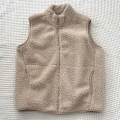 美品✨無印良品✨️ボアフリースベスト✨️150