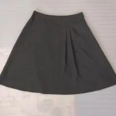 NEWYORKER フレアスカート グレー ひざ丈　大きいサイズ　美品