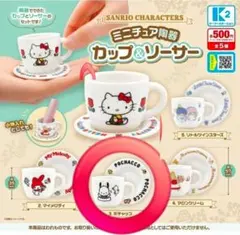 ミニチュア陶器 カップ&ソーサー