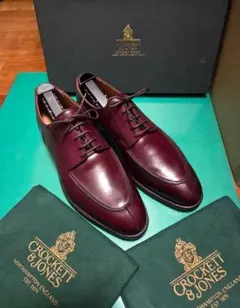 【極美品】CROCKETT&JONES　NEWPORT　Uチップ　6Eのサムネイル