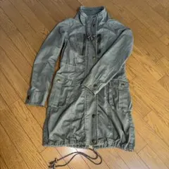 ミリタリージャケット モッズコート カーキ レディース Mサイズ