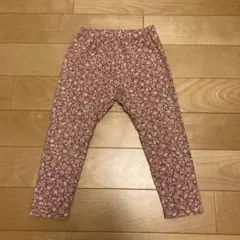 ユニクロ　花柄レギンス (リラックスフィット)100cm