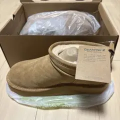 ベアパウショートブーツ厚底　新品未使用モコモコ