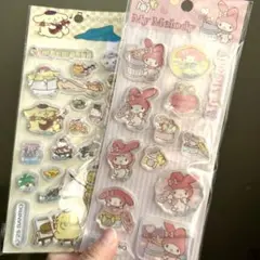 サンリオ マイメロ ポムポムプリン ウォーターシール 2枚セット