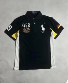 00s POLO Ralph Lauren 国旗 ドイツ ビッグポニー y2k