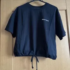 COLZA 半袖 Tシャツ ブラック Mサイズ ドロスト仕様のサムネイル