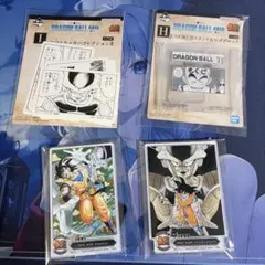 ドラゴンボール 40th ACLLECT 2種　ステッカー　ロゴブロック