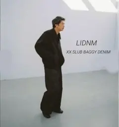 美品 LIDNM ｜リドム XX SLUB BAGGY DENIM デニムパンツ