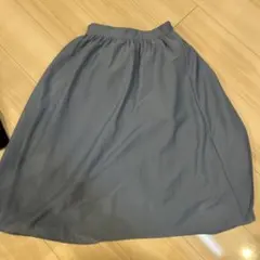 GU グレー フレアスカート
