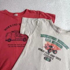 petit main トミカ　Ｔシャツ　2枚セット　保育園着