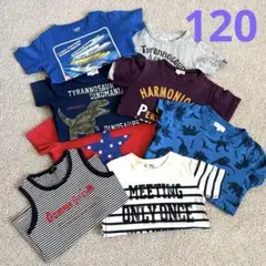 120cm Tシャツ　タンクトップ　夏服　男の子　まとめ