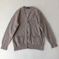 イーストボーイ ラムウール100% Vネック カーディガン 11号