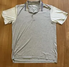 ユニクロのドライEXポロシャツ(メンズ、XXL、グレー)です