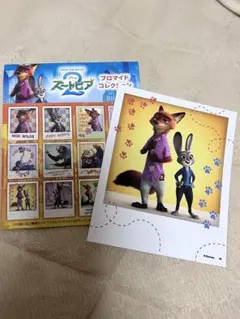 ズートピア2 ブロマイド　ニック　ジュディ