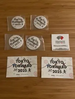 バラ相談可【 世界陸上 】東京 2025 ステッカー&缶バッチ
