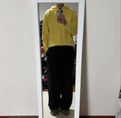 00s old UNIQLO ジップパーカー イエロー archive y2k