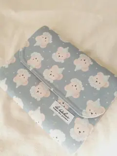 SALE ハンドメイド☆くまさん柄 母子手帳ケース マルチケース