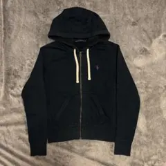 POLO Ralph Lauren ジップパーカー黒 xs swag drip - メルカリ