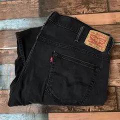 ビンテージ　古着　リーバイス569 バギー　ブラックデニムジーンズ　W40L32