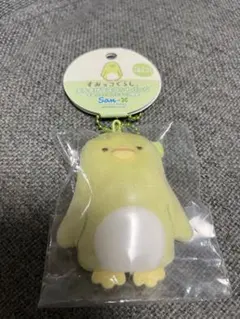 新品　すみっコぐらし　ぶらさげマスコットバッジ　 ぺんぎん？　進化C