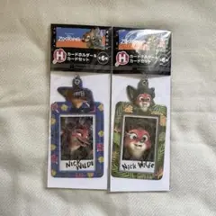 Happyくじ　ズートピア　H賞　カードホルダー&カードセット　ニック・ワイルド