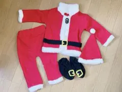 未使用品　クリスマス サンタクロース 子供 服 仮装 コスプレ90センチ