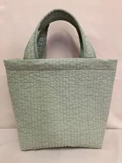 ヌビバッグ　トートバッグ(ピスタチオ)手提げ用