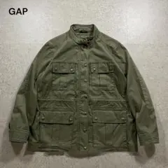 GAP 00sミリタリージャケット オリーブ M フィールドジャケット春アウター