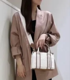 Samantha Vega ロゴテープボアミニバッグ