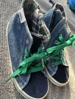 VANS ジュニア　ハイカットスニーカー　21cm
