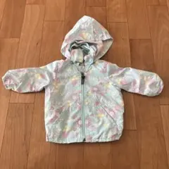 combi mini 80cm ウインドブレーカー　女児　水色