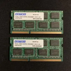 ADTEC メモリー 16GB ADS2666D-HEV8G 8GB 2枚 - メルカリ