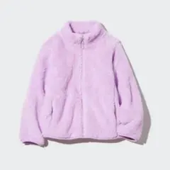 UNIQLO フリースジャケット 120 ラベンダー