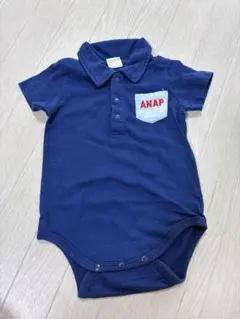 ANAP Kids ベビー カバーオール ネイビー 70のサムネイル