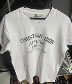 【古着】Christian Dior ガリアーノ期 半袖Tシャツ01 トロッター 未使用タグ付 Christian Dior クリスチャンディオール トロッター T