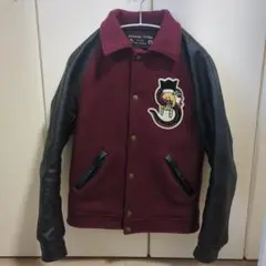 Softmachine Clothing スタジャン M バーガンディ