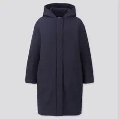 極美品　ユニクロ　ハイブリッドダウンコクーンコート