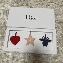 Dior レザー チャームセット ハート 星 蜂