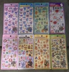 ボンボンドロップシール　ディズニー　国内正規品　シール　 8種類　セット