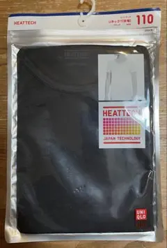 UNIQLO HEATTECH ブラック 110 半袖