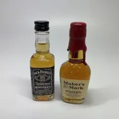 Jack Daniel's & Maker's Mark ミニボトルのサムネイル