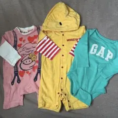 ベビーロンパース 70cm まとめ売り ebaby gap peanuts