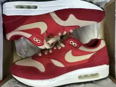 Nike Air Max 1 カレーレッド/ベージュ スニーカー