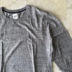 GAP クルーネック ニット セーター グレー 長袖