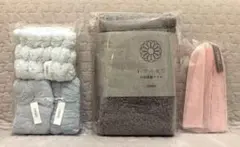 ORBIS 今治洗顔タオル＆泡立てネット　吸水ヘアバンド＆アームバンド　セットのサムネイル